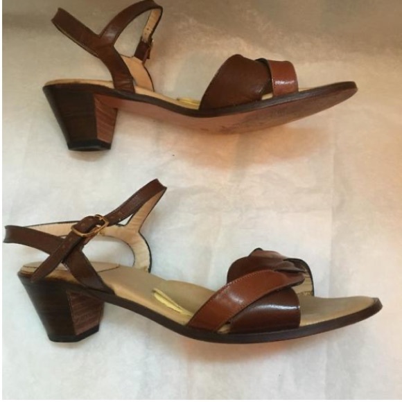 Vintage Maxime Two-toned Sandals Size 37.5 - Picture 3 of 7